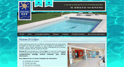 Desktop Screenshot of piscines-dt.com