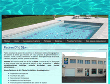 Tablet Screenshot of piscines-dt.com